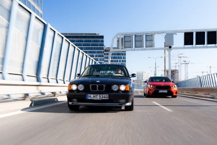 E39 BMW M5 against G90 BMW M5 06