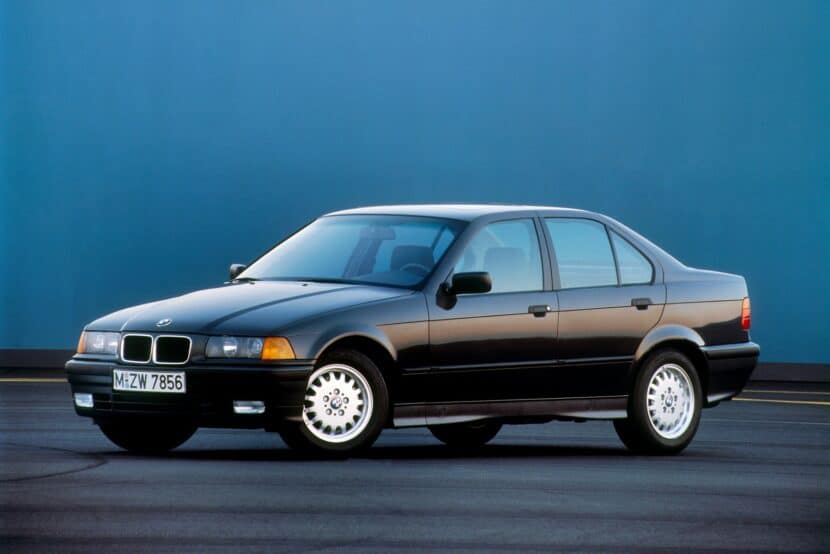 E36 BMW 3 Series Parked side view