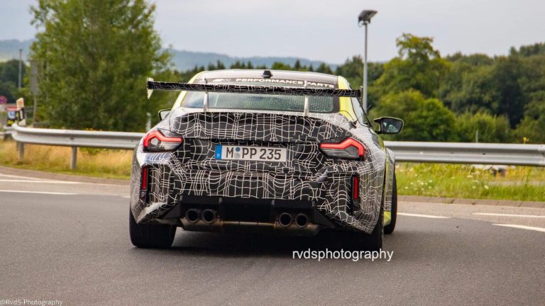 BMW M2 G87 TRACK PACKAGE with a large racing wing
