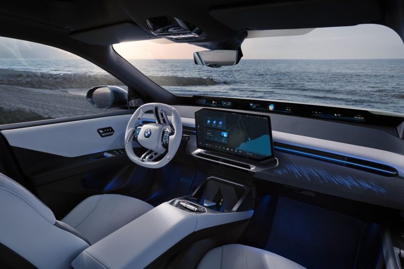 2026 BMW IX3 Central screen and panoramic view