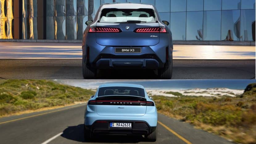 IX3 against Macan EV back
