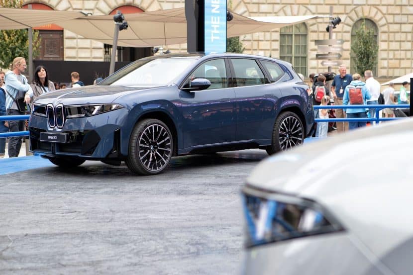 New class BMW IX3 Munich in Oceanituits Blau