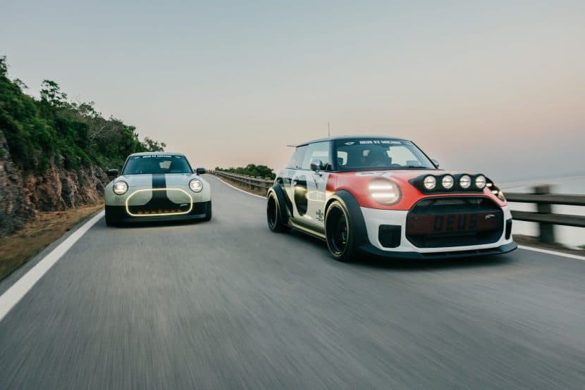 Mini Deus Machina the SKEG and Machina on the street