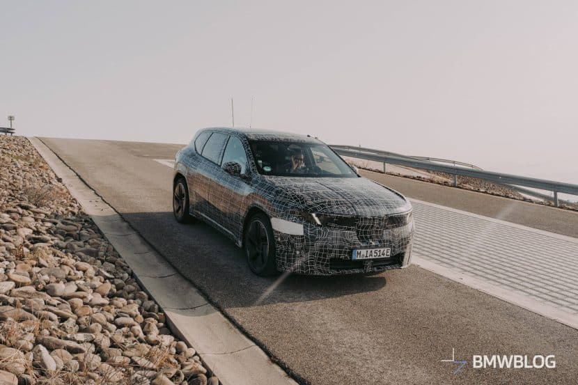 2026 BMW IX3 NA5 test drive brake rainer