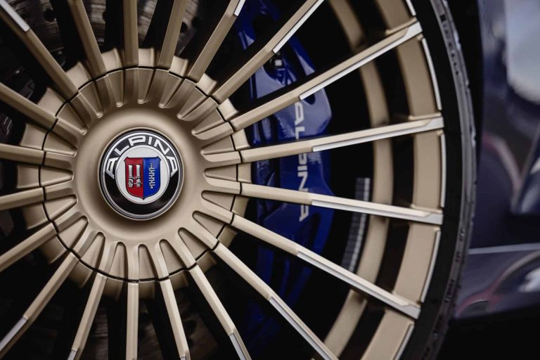ALPINA wheels with the logo