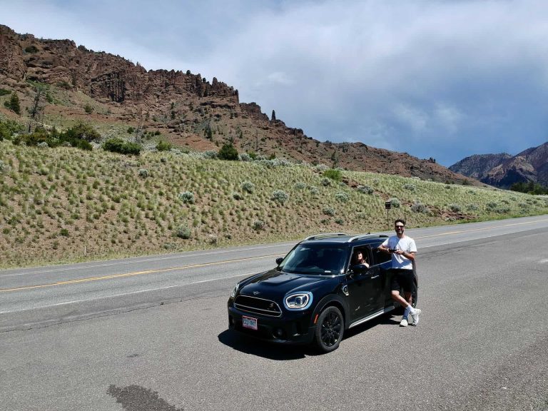 mini countryman road trip wyoming idaho montana