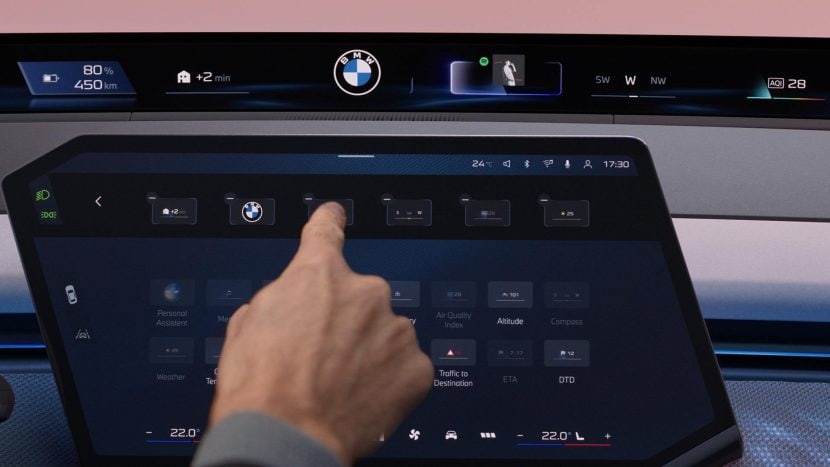 Demo of the new BMW IDRIVE X