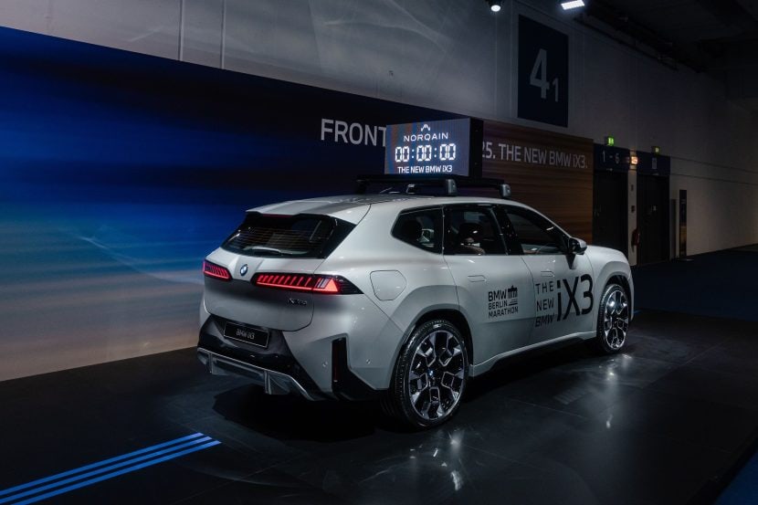 2026 BMW IX3 with a Berlin marathon painting