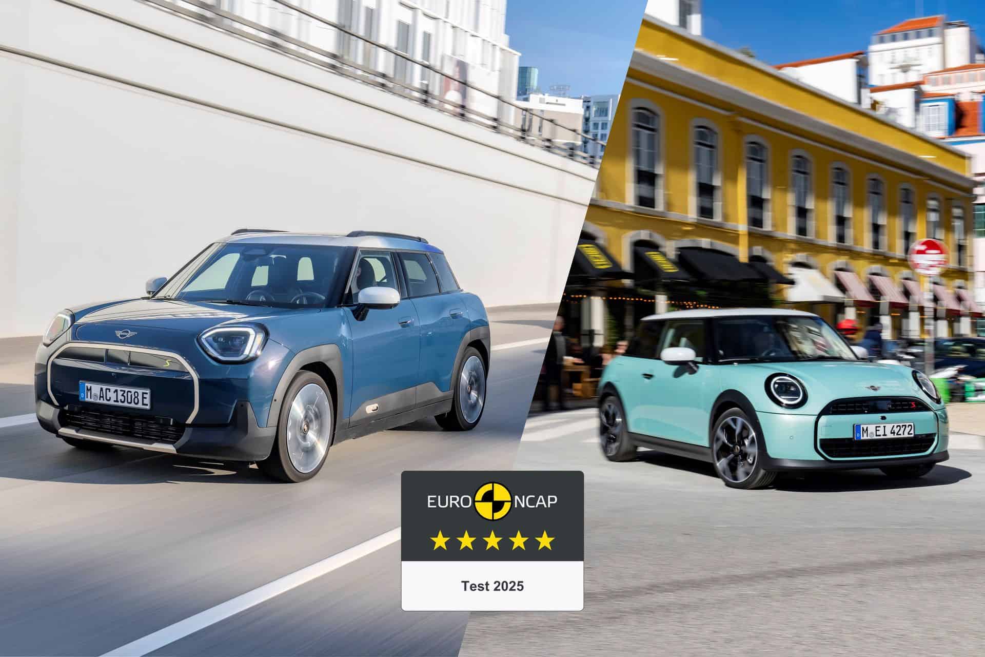 MINI family lineup earns four five-star Euro NCAP safety awards