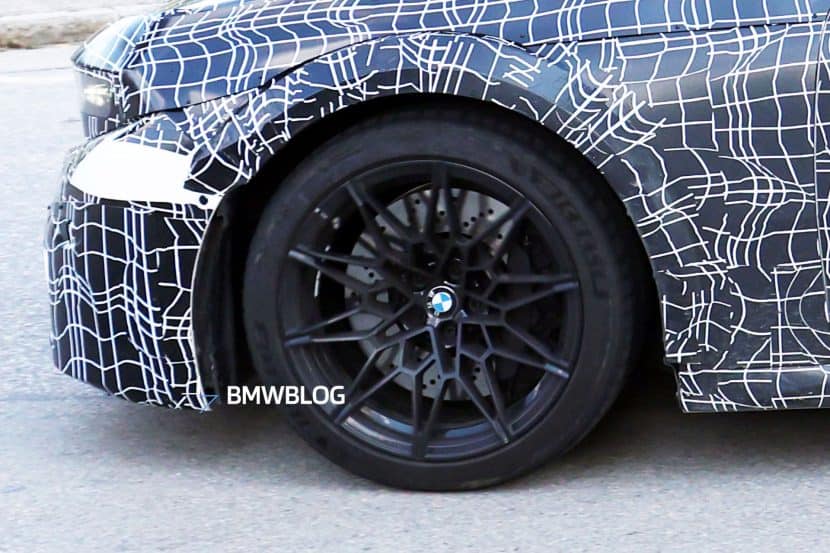 2028 BMW M3 G84 spy photos with the brake system