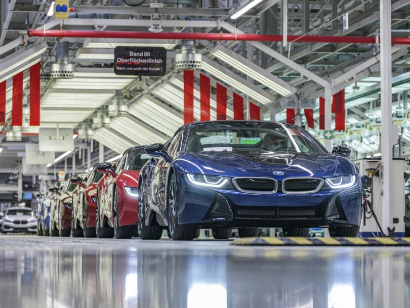 BMW i8 in the factory