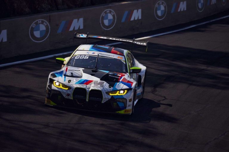 Valentino Rossi’s #46 BMW M4 GT3 race car