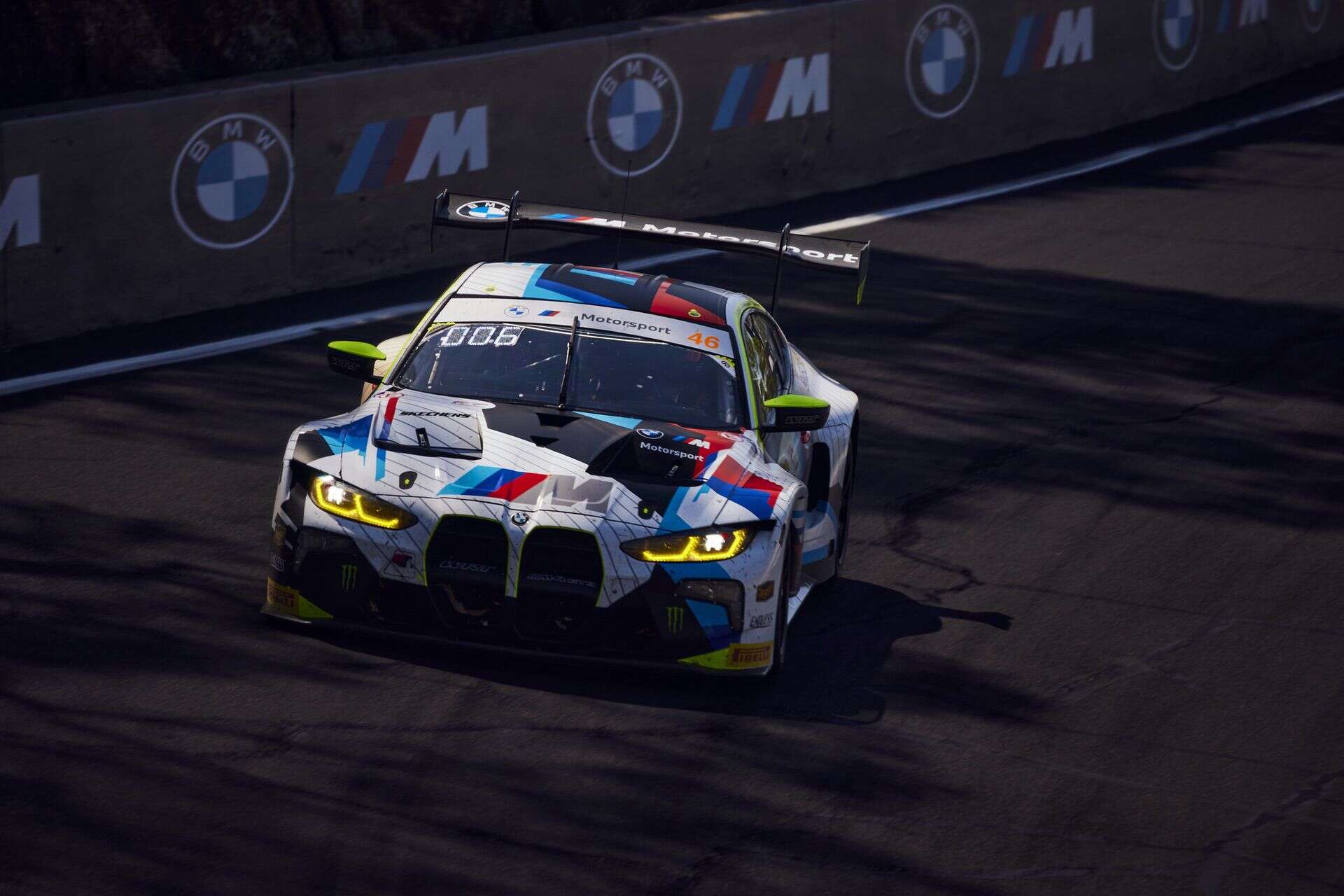 Valentino Rossi’s #46 BMW M4 GT3 race car