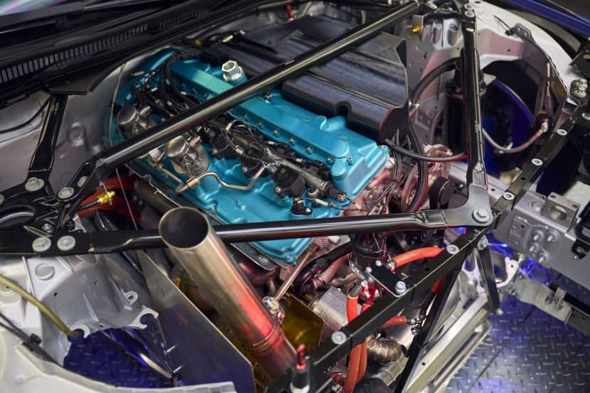 BMW M2 RED BULL DRIFT BROTHERS 03 BMW M2 RED BULL DRIFT BROTHERS engine compartment S58