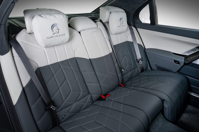 Gary Player 7 Series interior features two-tone leather and engraved trim