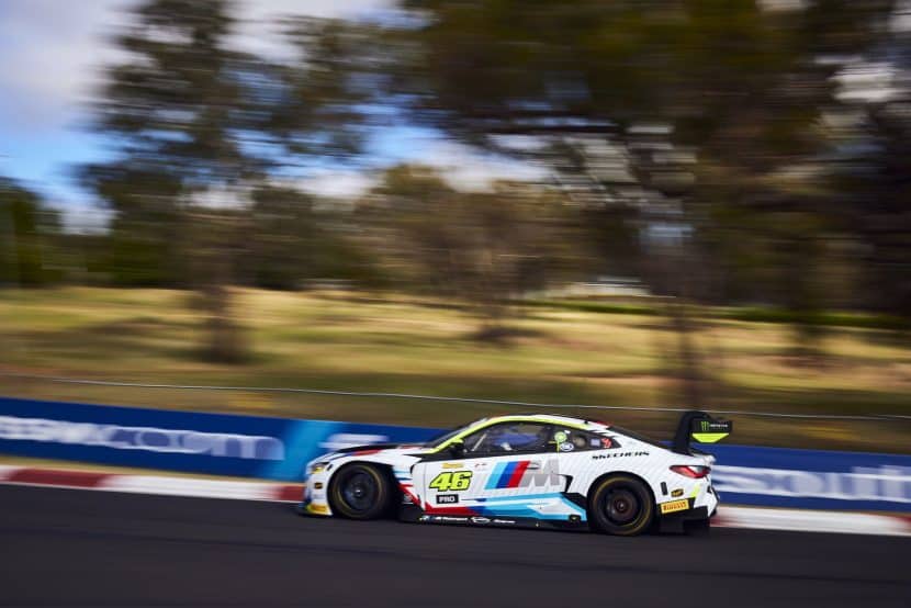BMW M4 GT3 No. 46 VALENTINO ROSSI at the 12H of Bathurst