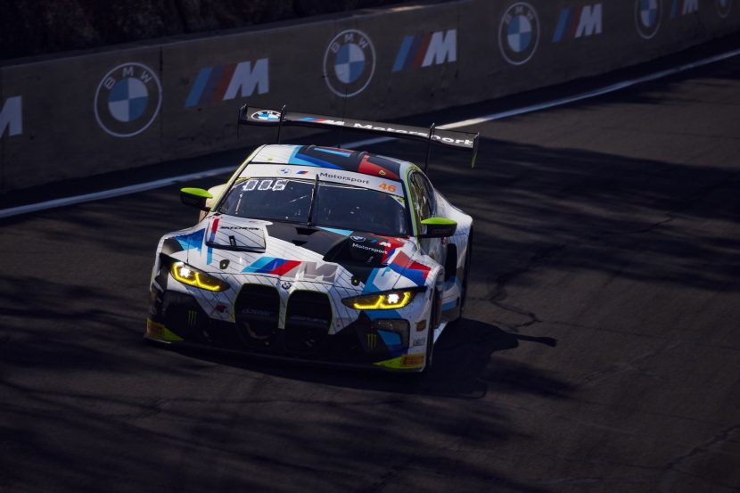 Valentino Rossi's No. 46 BMW M4 GT3 in WRT livery at the Bathurst 12 Hours