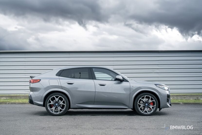 Side view of the BMW IX2 