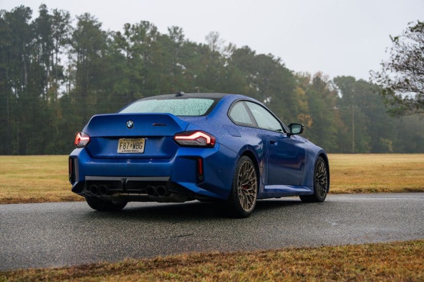 2026 BMW M2 CS with a view of the rear