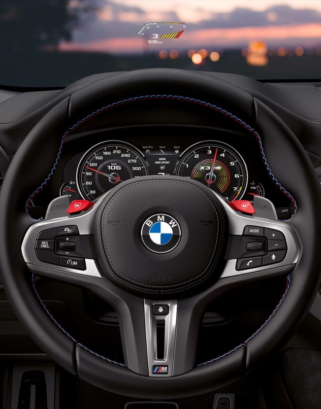 BMW steering wheel
