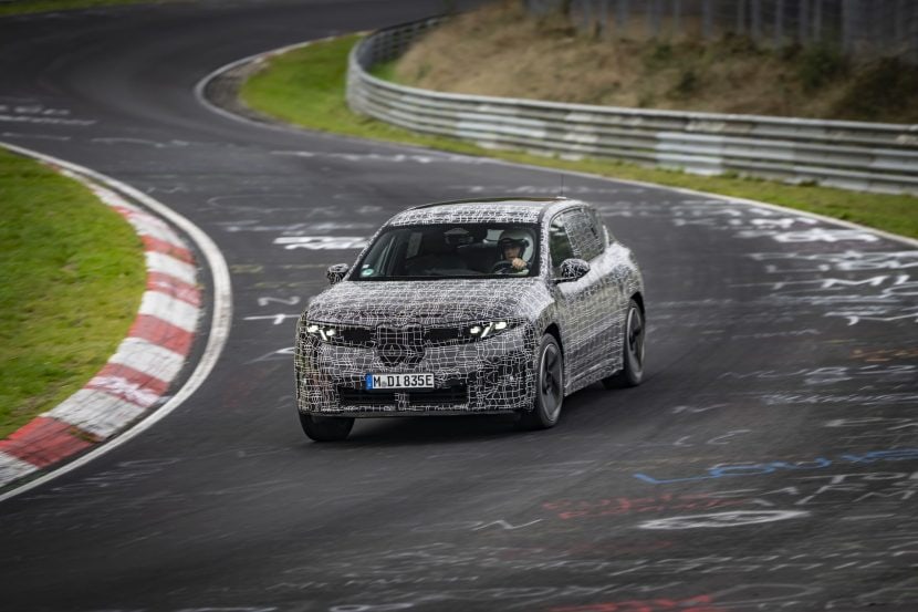 BMW IX3 LONG WHEELBASE CHINA 26 Testing the BMW IX3 LONG WHEELBASE CHINA at the Nürburgring