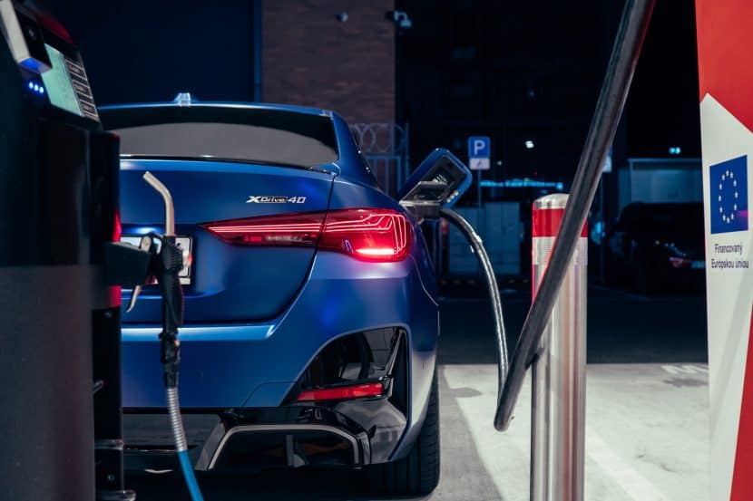 Charging the BMW i4 M50 