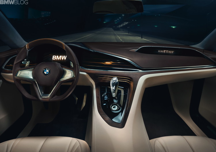 The interior of the BMW vision of future luxury