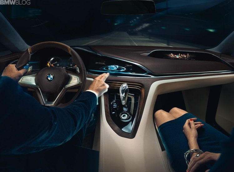 BMW Vision Future Luxury passenger screen