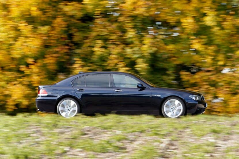 E66 BMW 7 Series side view