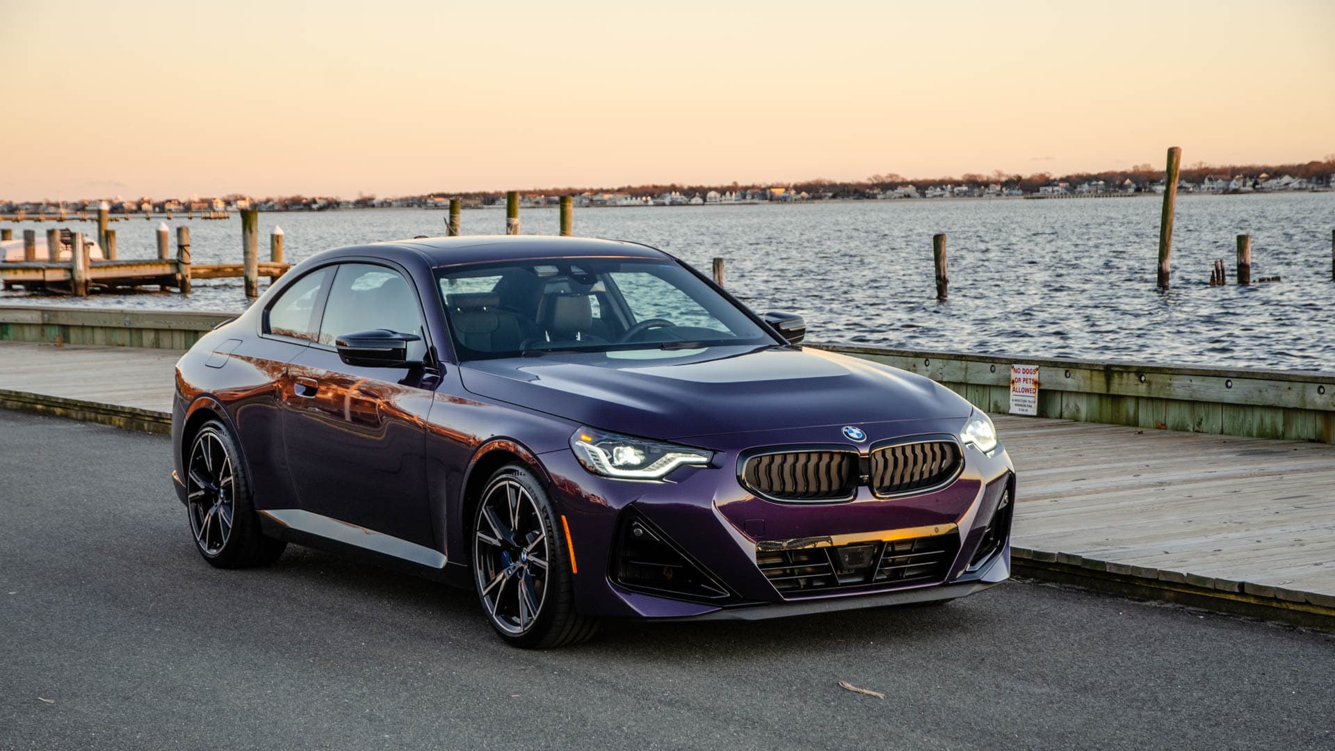 BMW M240i Coupe in Twilight Purple