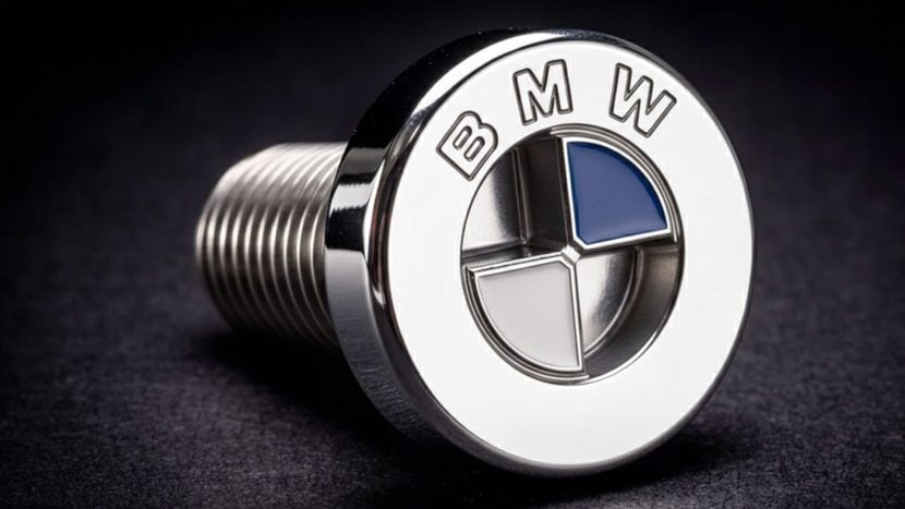 BMW roundel logo as a reference in the patented screw head design