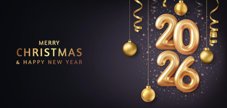 Merry Christmas And Happy New Year 2026