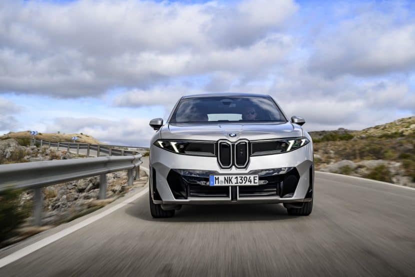 BMW IX3 SPACE SILVER front section