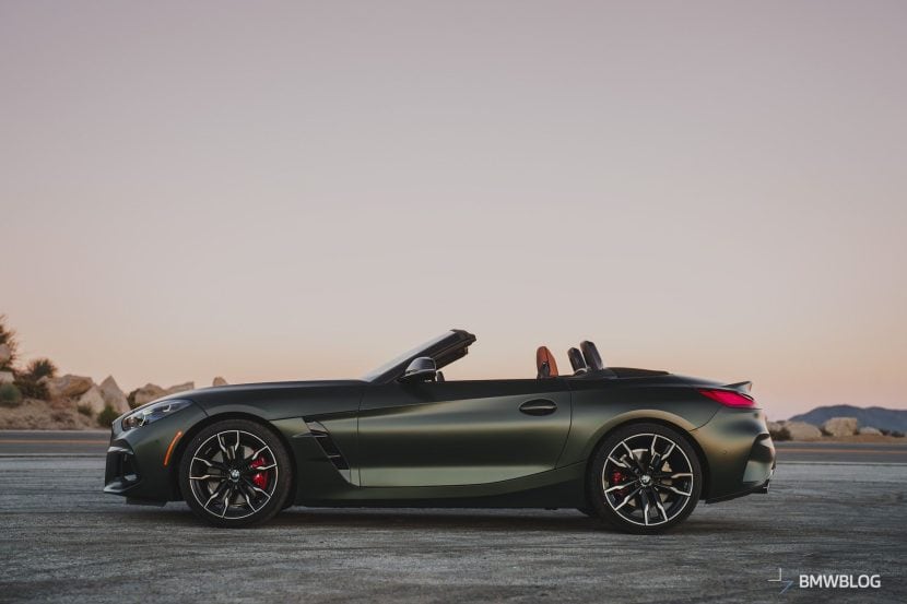 Side view of the BMW Z4 Roadster