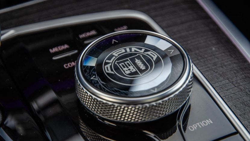 The iDrive controller in the BMW ALPINA XB7