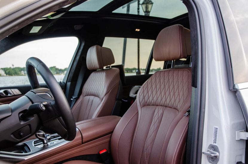 The seats in the BMW ALPINA XB7