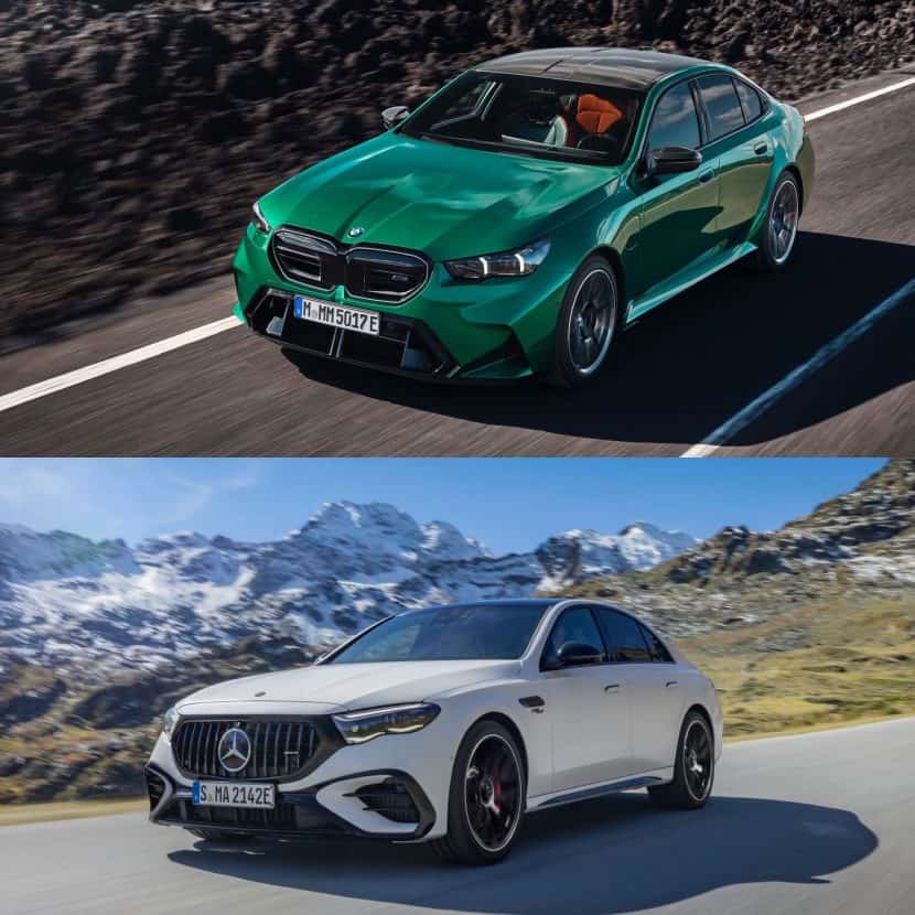 BMW M5 versus Mercedes-AMG E53