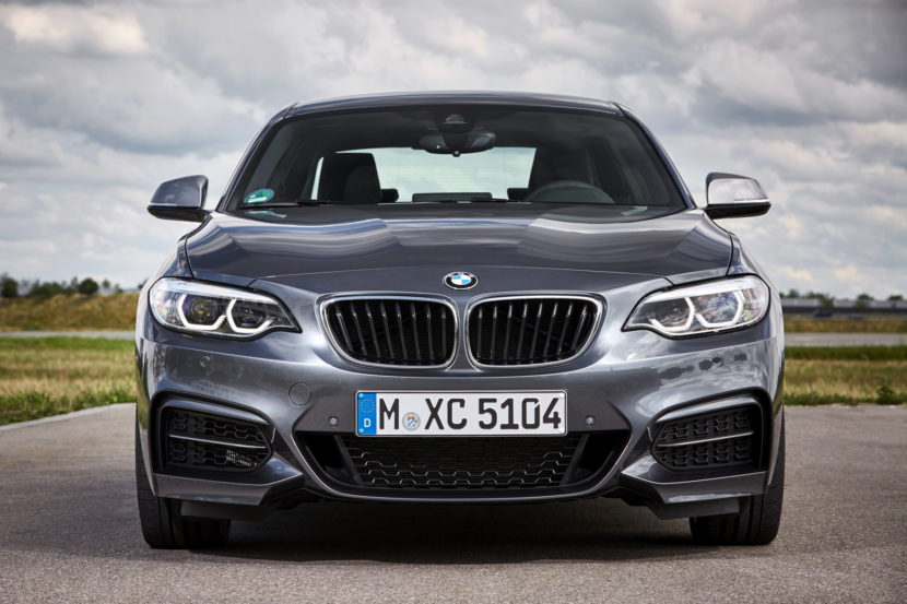 Front section of the BMW M240i Coupe 2017, F22