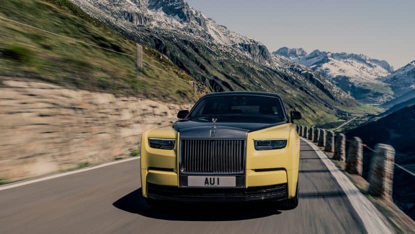 Rolls-Royce Phantom on the road