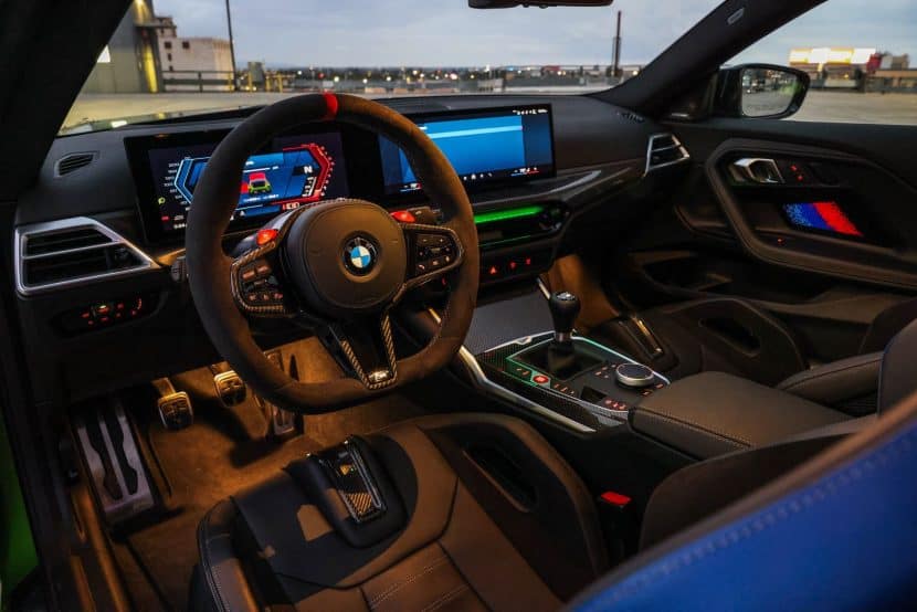 Interior design of the 2025 BMW M2