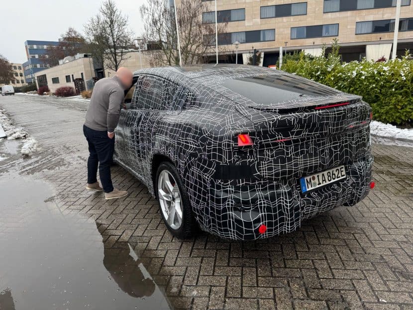 2027 BMW IX4 PROTOTYPE rear